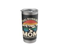 Trail Running Mom Finding Peace On Every Trail Stainless Steel Insulated Tumbler