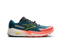BROOKS Men's Catamount 4 Sneaker, Legion Blue/Celestial/Flame, 9.5 UK