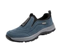 Trail Running Shoes Mens Mens Wide Fit Trainers Non Slip Running Sneakers Arch Support Orthopedic Trainers Comfortable Plantar Fasciitis Sneakers Casual Shoes Size 8 Blue