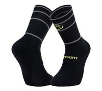 Trail/running sock BV sport SOCQUETTE REFLECT (BLACK/YELLOW)