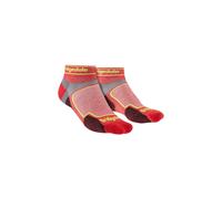 Bridgedale - Mens Running Ultralight Sport Low Socks - Red Nylon - Size UK 6-8