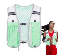 Trail Running Vest - Multiple Pockets Running Hydration Pack Vest - Elastic Stable Chest Pack Gear Backpack for Trail Race Hiking Climbing Jogging Marathons Camping