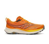 Saucony Men's Peregrine 16 Sneaker, Fuego/Cyber, 7