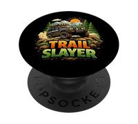Trail Slayer Off Road Driving Mindset Statement PopSockets Adhesive PopGrip