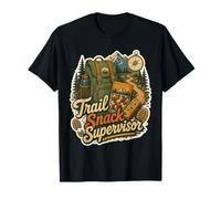 Trail Snack Supervisor Hiking Backpacker Outdoor T-Shirt