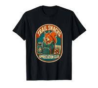 Trail Snacks Appreciation Club Funny Hiking Design T-Shirt