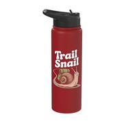 Trail Snail Hiking Backpacking Camper Trekking Joke Stainless Steel Insulated Water Bottle