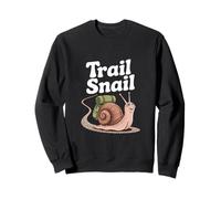 Trail Snail Hiking Backpacking Camper Trekking Joke Sweatshirt