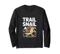 Trail Snail Hiking Camping Backpacking Humor Long Sleeve T-Shirt
