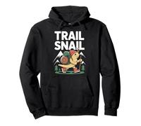 Trail Snail Hiking Camping Backpacking Humor Pullover Hoodie