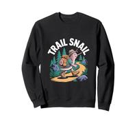 Trail Snail Hiking Funny Hiker Camping Forest Trek Sweatshirt