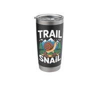 Trail Snail Hiking Mountain Backpacking Outdoors Humor Stainless Steel Insulated Tumbler