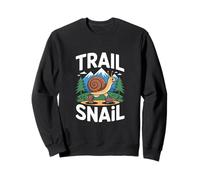 Trail Snail Hiking Mountain Backpacking Outdoors Humor Sweatshirt