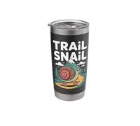 Trail Snail Hiking Mountain Path Outdoors Cartoon Stainless Steel Insulated Tumbler