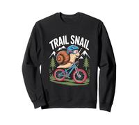 Trail Snail Mountain Bike MTB Cycling Funny Rider Sweatshirt