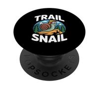 Trail Snail Mountain Biking Hiking Outdoor Adventure PopSockets Adhesive PopGrip
