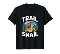 Trail Snail Mountain Biking Hiking Outdoor Adventure T-Shirt