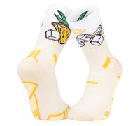 Trail socks BV sport SOCQUETTE TRAIL ULTRA.2 COLLECTOR ''NUTRI'' PINA COLADA (YELLOW)