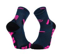 Trail socks BV sport SOCQUETTE TRAIL ULTRA.2 ''MID'' (BLUE/ROSE)