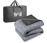 Trail Soft Fleece Tent Carpet, Universal | Soft Fleece Surface, 2mm Foam Insulation, Heavy-Duty Waterproof PE Base, Corner Pegging Tabs, Home-From-Home Comfort