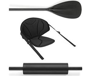 Trail SUP To Kayak Conversion Kit For Portofino 10ft Inflatable Stand Up Paddle Board, Transforms Paddleboard Into A Canoe Seat With Backrest Back Support, Footrest & Oar Extension
