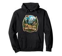 TRAIL TEAM TENSION Canicross Mountain Run Pullover Hoodie