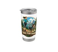 Trail Team Tension Canicross Mountain Run Stainless Steel Insulated Tumbler