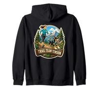 TRAIL TEAM TENSION Canicross Mountain Run Zip Hoodie