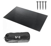 Trail Tent Footprint - Groundsheet Protector, 590cm x 370cm - Fits Trail Luxton 6 tent, Heavy-Duty Camping Tarp & Awning Ground Cover, Floor Saver with Pegs & Carry Bag Included