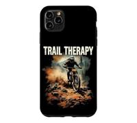 TRAIL THERAPY Cool Mountain Biker on Rocky Trail Case for iPhone 11 Pro Max