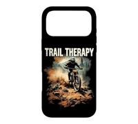 TRAIL THERAPY Cool Mountain Biker on Rocky Trail Case for iPhone 17 Pro Max