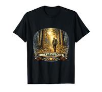 Trail Wanderer Deep Forest Adventure Journey T-Shirt