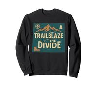 Trailblaze the Divide Shirt Continental Rockies Hiking Route Sweatshirt