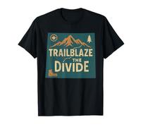 Trailblaze the Divide Shirt Continental Rockies Hiking Route T-Shirt