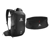 Trailblazer 20 Unisex Hiking Rucksack, Versatility, Easy to use, Comfort and lightweight, Black, Black Pulse Belt Unisex Belt, Snug fit, Functionality