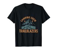 Trailblazers Camping Crew Mountain Adventure Graphic T-Shirt