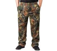 TrailCrest Men's Camo 3 Pocket Hunting Sweatpants W/Magnet - Green -
