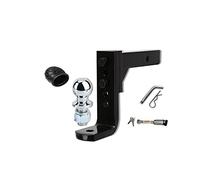 Trailer 4000KG Adjustable Height Tow Bar Hitch 50mm 2inch Ball Towbar Drop Mount Trailer(with 50mm Ball pin)