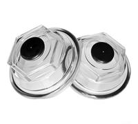 Trailer Axle Oil Bath Cap 3 5 Inch with Threads Plastic Cover Replacement for Dexter Trailer Axle 9K 10K Models Part K7170400 Includes 2 Pieces