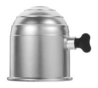 Trailer Ball Cover with Knob for 2 Inch Hitch Ball Silver | Plastic Build, Sl esign, Trailer Owners and Rv Owners, Dust Shielding, Peace of Mind