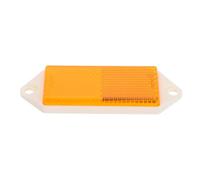Trailer Bolt on Reflector Plate for Night Driving Safety | Plastic Yellow Board, Built in Lights, Low Light Visibility, Suitable for Golf Carts and Semitrailers