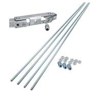 Trailer Brake Rod Linkage 4m M10 & Twin Axle Compensator Mushroom Cables