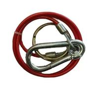 Trailer Breakaway Cable Pvc Red Burst Ring 2Mm X 1M For Caravan MU498B