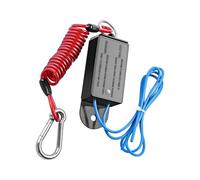 Trailer Breakaway Switch with 4FT Coiled Cable RV Travel Trailers Towing Spare Parts