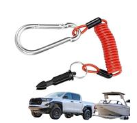 Trailer Breakaway Switchs With 4FT/6FT Coiled Cable RV EmergencyBrakeSafety
