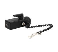 Trailer Buckle Connection Component Durable Metal RC Car Accessories for 1/10 Crawler Car for Enthusiasts (Black)