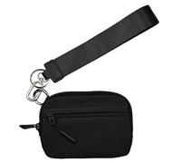 Trailer Compact Compact Women's Money Exchange with Zipper & Hand Loop | Nylon Waterproof Paper Bag for , Cash and Cards, Bag for Everyone's Life, Black, riferimento alla descrizione, Please