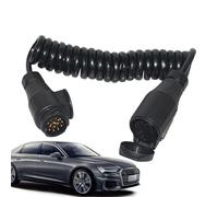 Trailer Connector Cable Waterproof Coiled Wire Plug Flexible Stretchable Electrical Connection Insulated Build Secure Signal Transmission Reliable Power Link Compact Coil Design Weather Resist