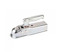Trailer Coupler Cover Trailer Coupler Hitch Coupler Ball Coupler Latch Coupler Galvanized Iron Body With Hinged Top Latch For Quick Coupling Suitable, 50mm Square Tube