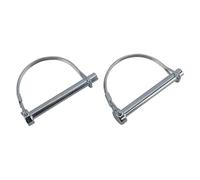Trailer Coupler Pin, Shaft Locking 10 Pcs Wire Lock, 5/16 Inch Hitch with Round Arch Retainer